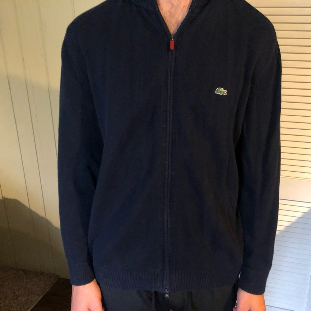 Men’s Lacoste Cardigan Zip-Up